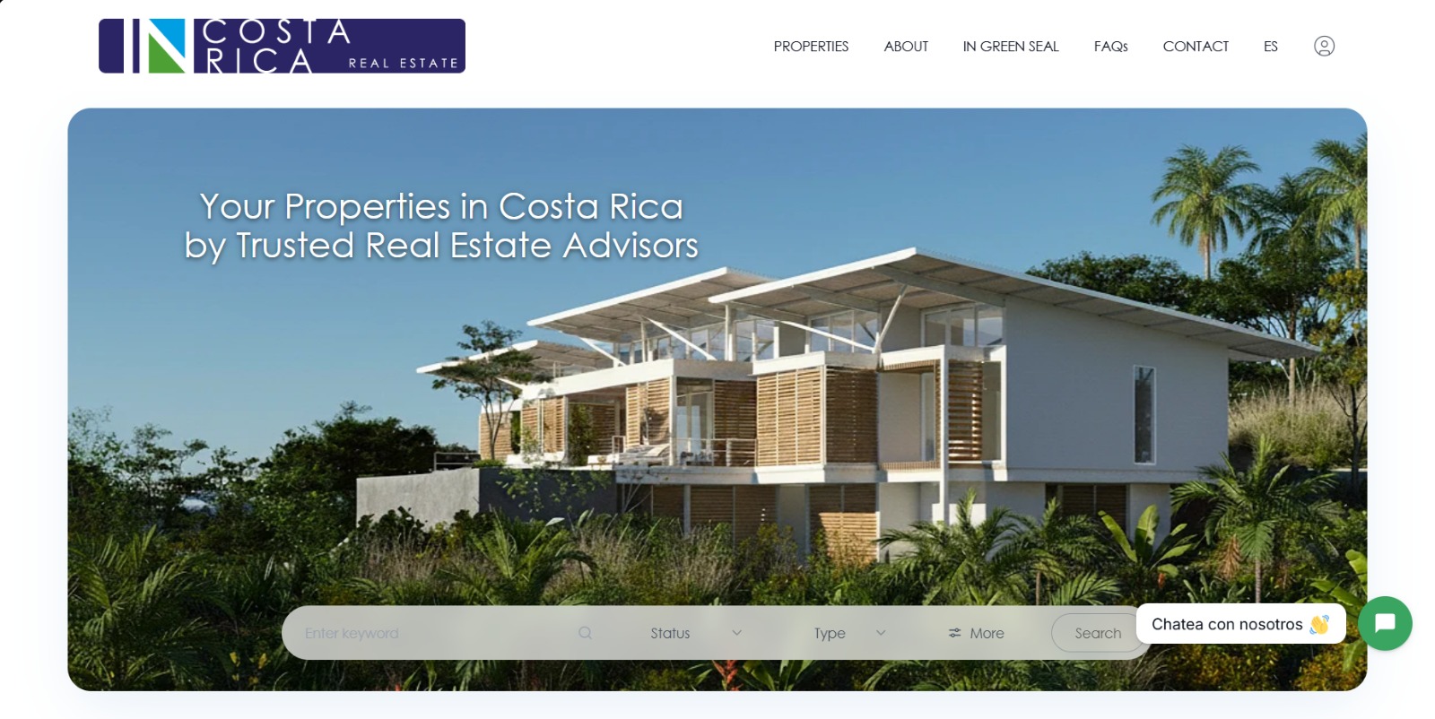 In Costa Rica Real estate